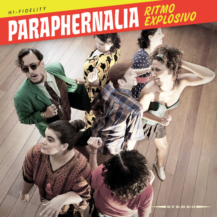 Capa do disco do Paraphernalia - Ritmo Explosivo!